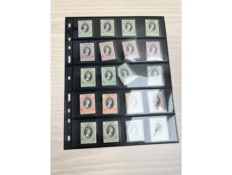 including KGVI Coronation issues, QEII Coronation commemoratives, QEII Royal Silver Wedding sets, and other related issues. T